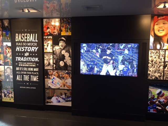 Display in MLB Mobile Museum Trailer