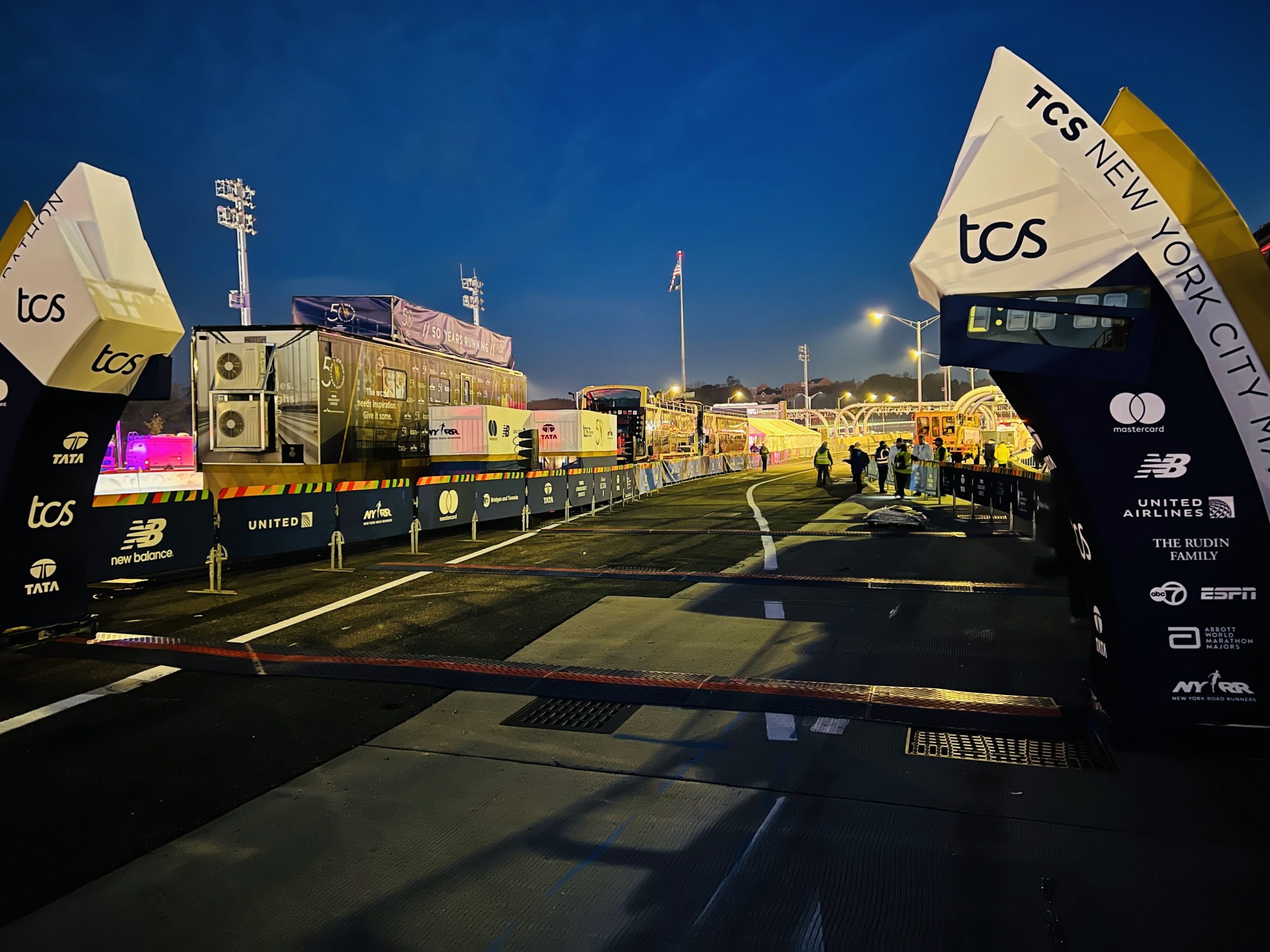 NYC Marathon start line