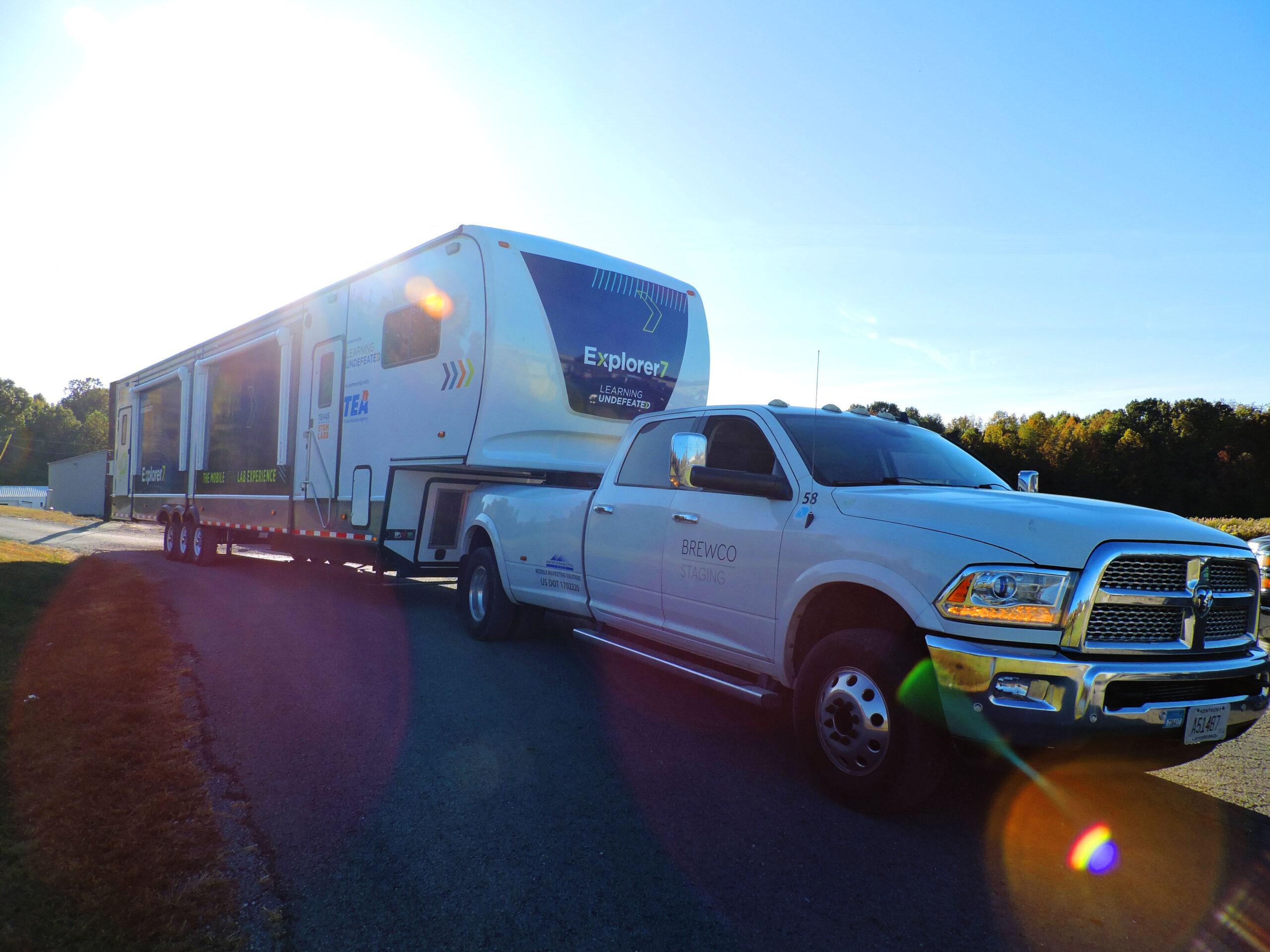 a mobile laboratory designed by BMG for Learning Undefeated